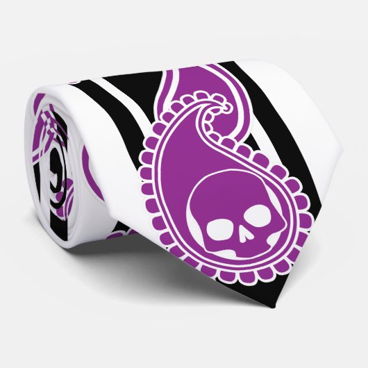 Cravate obverse (violet) (Roulé)