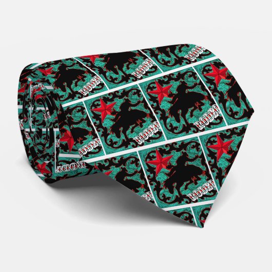 Cravate occidentale de cavalier de Bronc de cowboy (Roulé)