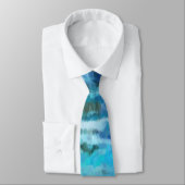 Cravate Océan bleu (Attaché)