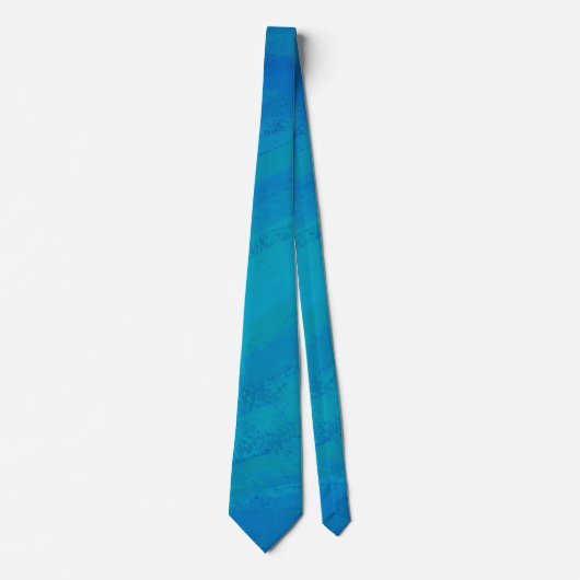 Cravate Océan bleu (Devant)