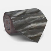 Cravate Océan noir (Roulé)