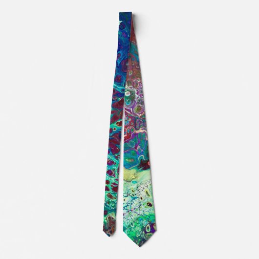Cravate océanique Abstraite (Dos)