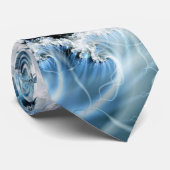 Cravate océanique de fractale de merveille (Roulé)