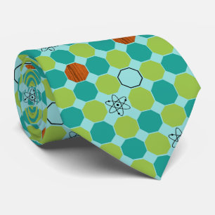 Cravate Octagons atomiques