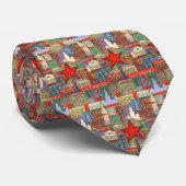 CRAVATE OCTOBRE ROUGE (Roulé)