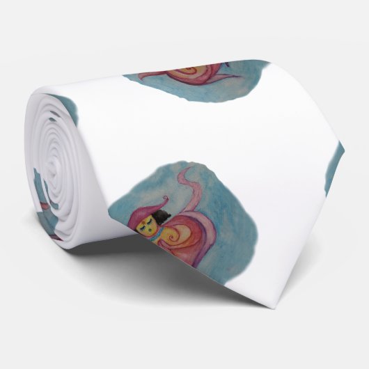 Cravate Octopodia Meditate (Roulé)