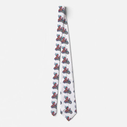 Cravate Octopus à vélo (Dos)
