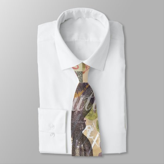 Cravate Octopus Beach Antique Côte Steampunk (Attaché)