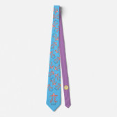 Cravate Octopus mignonne professeur de mathématiques Pi Da (Devant)