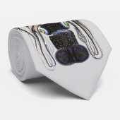 Cravate Octopus ou calmar géant vintage, animal marin (Roulé)