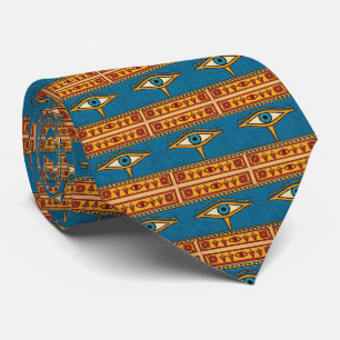 Cravate Œil d'Horus égyptien, Œil de Râ divinité égyptienn