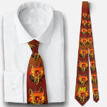 Cravate OEil du coucher de soleil du loup 2106<br><div class="desc">Peinture Collection "Sunset Eye 2106" Mettez à niveau votre garde-robe avec une cravate personnalisée. Correspond à n'importe quel costume, chemise et occasion. Portez-vous au bureau ou une soirée en ville. Personnalisez la page produit ou cliquez sur le bouton "Personnaliser" pour obtenir plus d'options de conception. Design créé à partir de...</div>