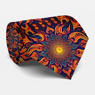 Cravate Oeil flammé
