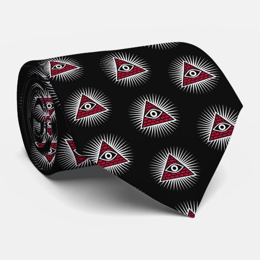 Cravate Oeil freemasonique (Roulé)