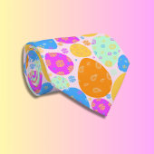 Cravate Œuf de Pâques Coloré