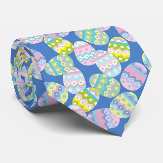 Cravate Oeufs de Pâques (Roulé)