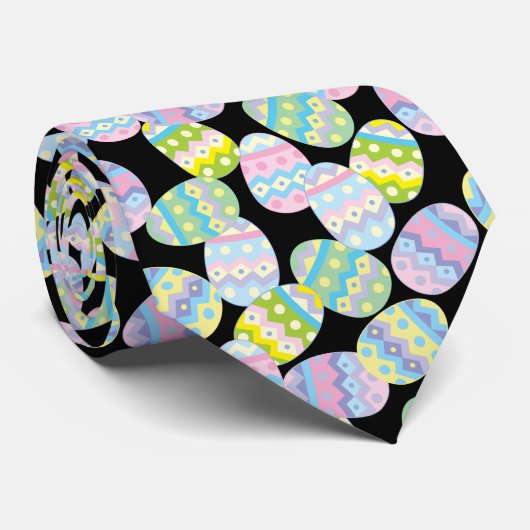 Cravate Oeufs de Pâques (Roulé)