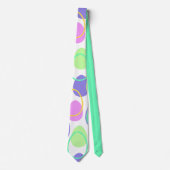 Cravate Oeufs de Pâques et contours (Devant)