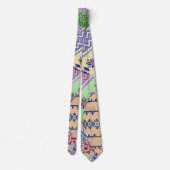 Cravate Oeufs de Pâques ukrainiens (Pysanky) Design cravat (Dos)
