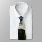 Cravate Oeuvre Abstraite de Kandinsky Black Spot (Attaché)