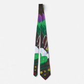 Cravate Œuvre d'art faite main - Papillon Bolssom (Dos)