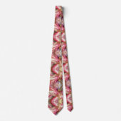 Cravate officielle | Marbre rose et or (Devant)
