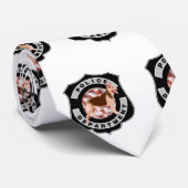 Cravate Officiers de police et de police (Roulé)