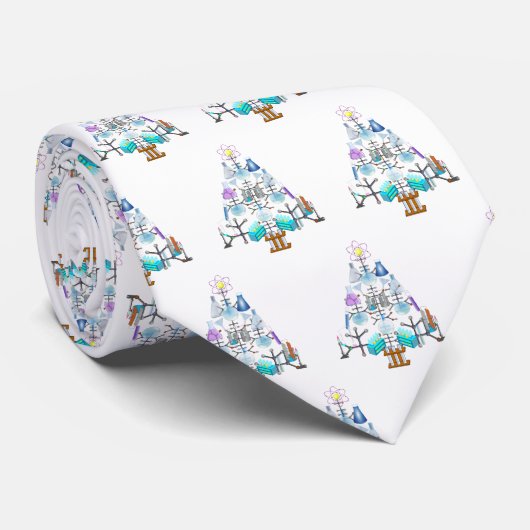 Cravate Oh Chemist Tree, Oh Christmas Tree (Roulé)