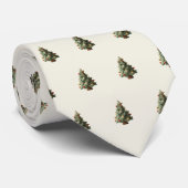 Cravate Oh sapin de Noël (Roulé)
