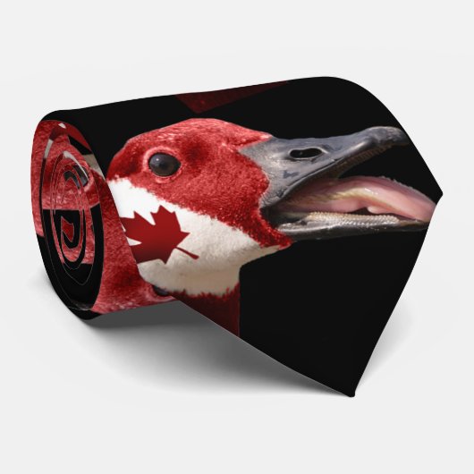 Cravate oie du Canada (Roulé)