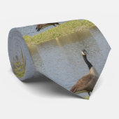 Cravate Oie par l'étang (Roulé)
