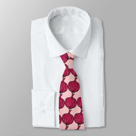 Cravate Oignon rouge (Attaché)