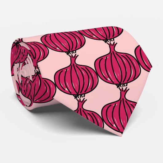 Cravate Oignon rouge (Roulé)