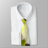 Cravate Oiseau dans le Jaune (Attaché)