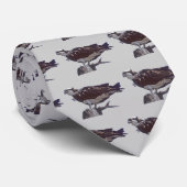 Cravate Oiseau de balbuzard (Roulé)