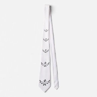 Cravate Oiseau exotique monochromatique