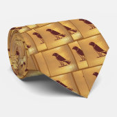 Cravate OISEAUX D'OR de faucon de faucon d'aigle de PROIE (Roulé)