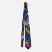 Cravate Oiseaux et fleurs, William Morris (Dos)