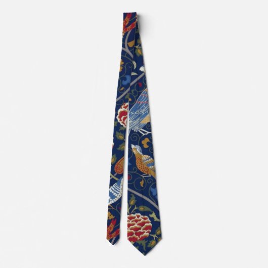 Cravate Oiseaux et fleurs, William Morris (Dos)