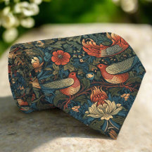 Oiseaux Feuille Floral Vintage William Morris Moti