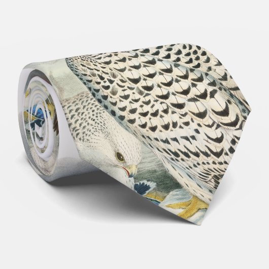 Cravate Oiseaux foncés adultes de faucon du Groenland de (Roulé)