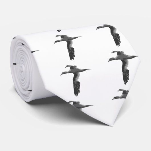 Cravate Oiseaux marins Abstraits (Roulé)