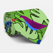 Cravate Oiseaux, oiseaux, oiseaux (Roulé)