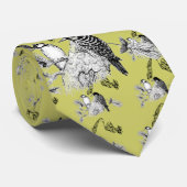 Cravate Oiseaux Vintage (Roulé)