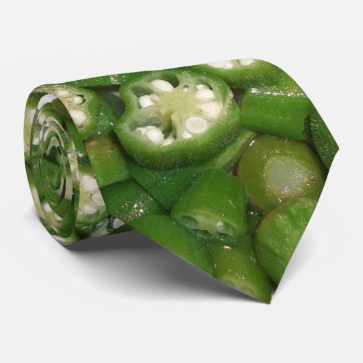 Cravate Okra tranchée (Roulé)