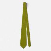 Cravate Olive 808000 Conception couleur solide (Devant)