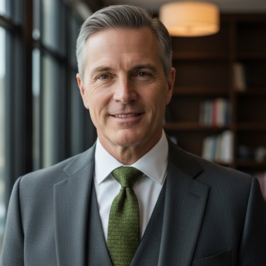 Cravate Olive Green Knitted Fabric