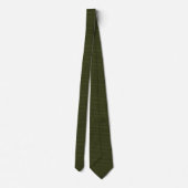 Cravate Olive Green Knitted Fabric (Dos)