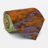 Cravate Olive Grove, Ciel orange par Vincent van Gogh (Roulé)