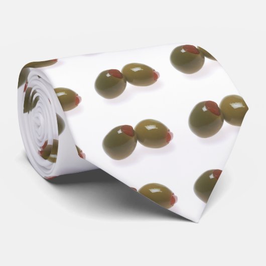 Cravate Olives vertes (Roulé)